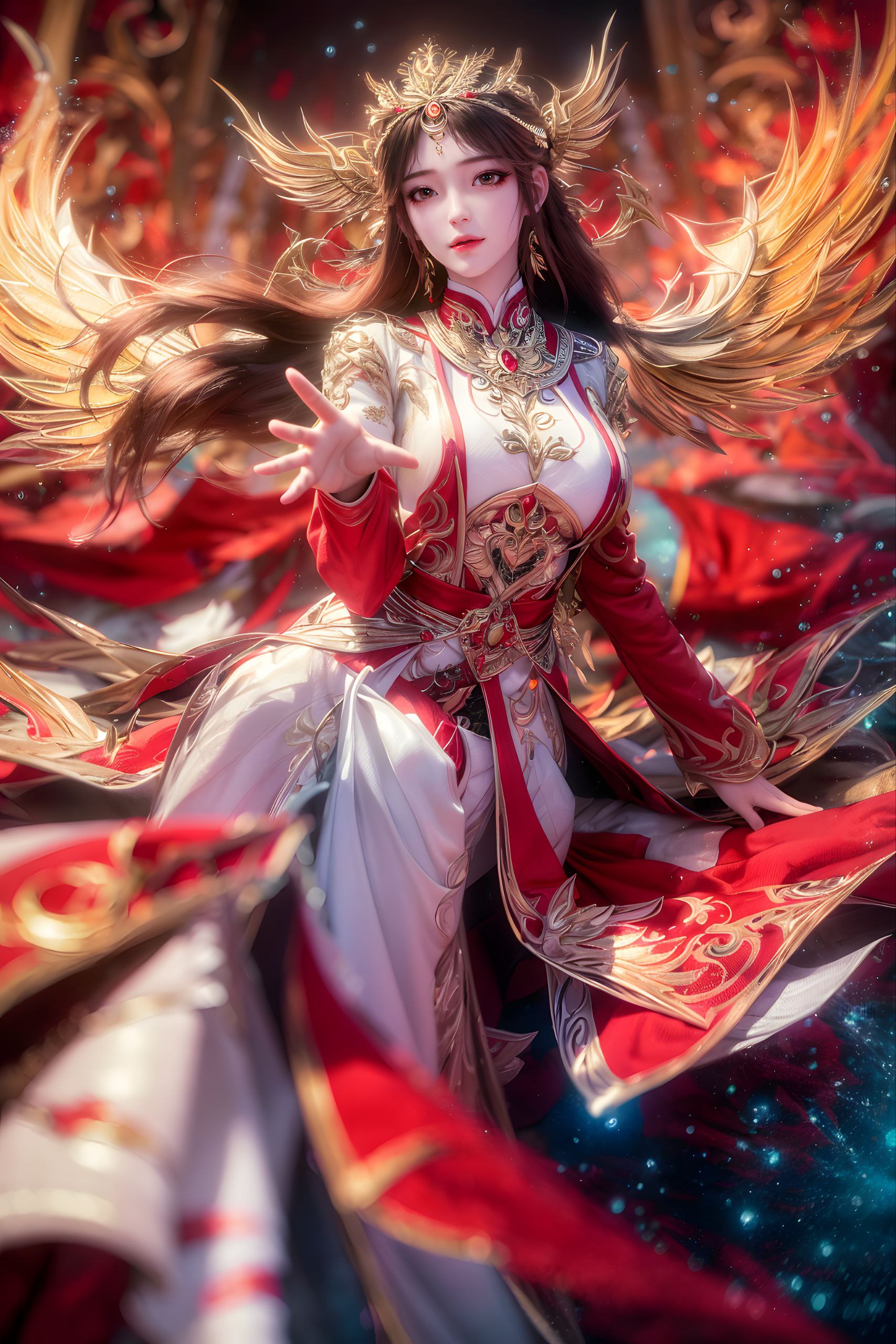 在吃美食或